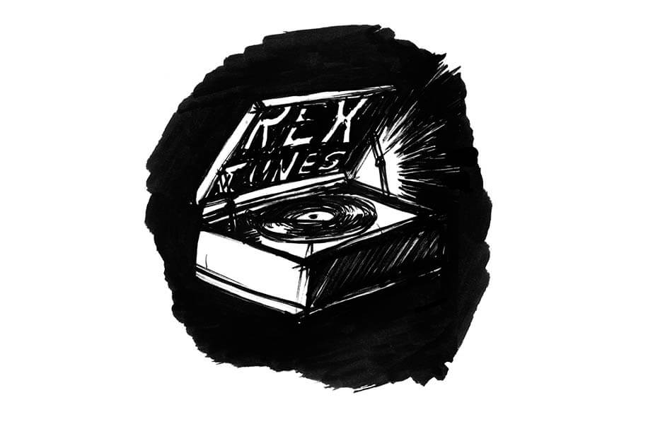 Rex Record Logo T-Rex