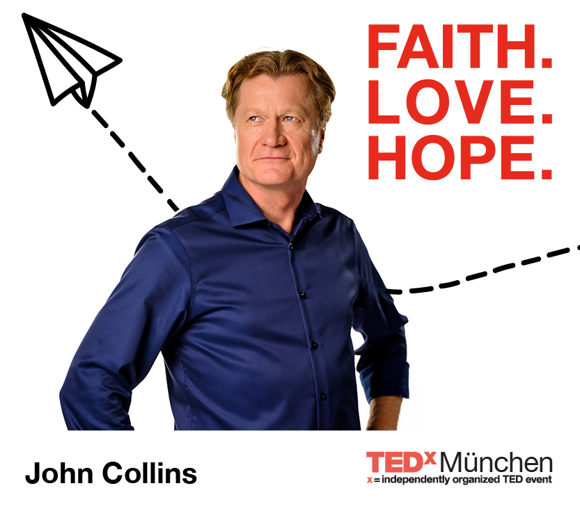John Collins the Paper Airplan Guy speaker at TEDx Munich 2018